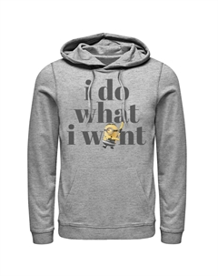 Мужской пуловер с капюшоном Despicable Me Minions Stuart Do What I Want Licensed character