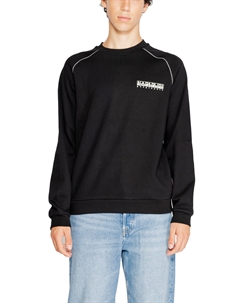 Свитшот мужской с логотипом бренда, черный Napapijri