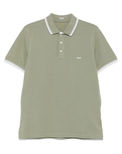 Рубашка поло с вышитым логотипом, зеленый Fay
