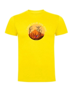 Футболка Calm And Hike, желтый Kruskis