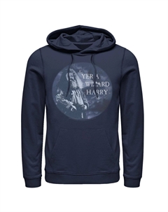 Мужской пуловер с капюшоном и рисунком «Гарри Поттер Хагрид Йер Волшебник Гарри», синий Harry potter