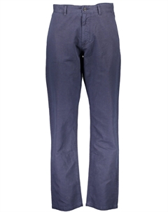 Синие хлопковые мужские брюки Gant