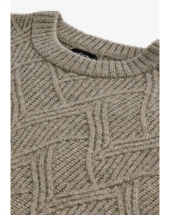 Джемпер TEXTURED CREW REGULAR FIT, бежевый Next