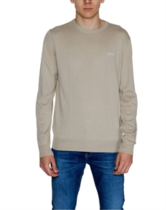 Джемпер с логотипом, бежевый Guess