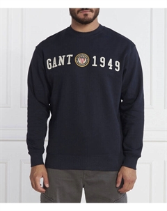Толстовка мужская с надписью, синий Gant