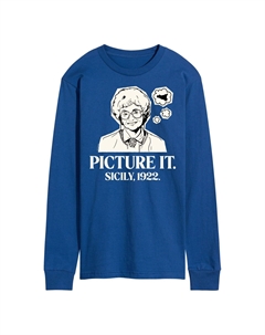 Мужская футболка с длинными рукавами Golden Girls Picture Sicily Licensed character