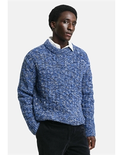 Джемпер TEXTURED BLEND CREW NECK, синий Gant