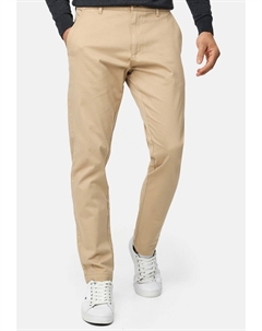 Брюки чинос Regular Chino Pants, бежевый Indicode jeans