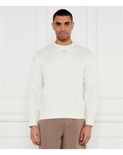 Свитшот мужской однотонный, экрю Calvin klein