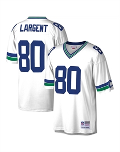 Мужская белая майка Steve Largent Seattle Seahawks Legacy Replica Mitchell and ness