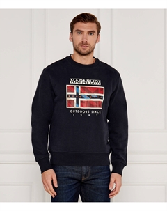 Толстовка Relaxed fit, темно-синий Napapijri