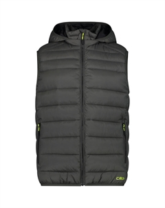 Мужской жилет с капюшоном Snaps, серый Cmp