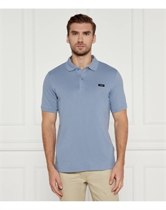 Поло Slim Fit stretch pique, небесно-голубой Calvin klein