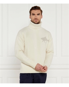 Свитер из шерсти Loose fit, белый Paul & shark
