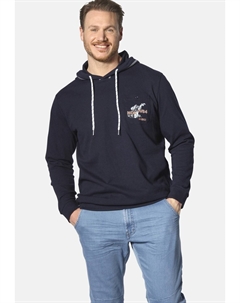 Толстовка с капюшоном ADITH, темно-синий Jan vanderstorm