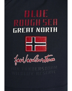 Толстовка на молнии TJARKE, темно-синий Jan vanderstorm