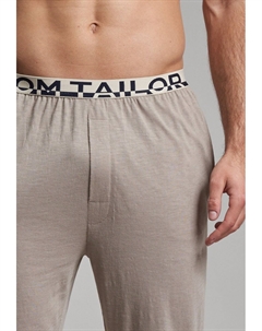 Пижамные штаны LANGE, цвет Mottled Grey Tom tailor