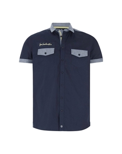 Рубашка KURZARM, темно-синий Jan vanderstorm