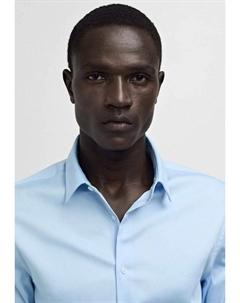 Официальная рубашка EMOTION, светло-голубой Mango