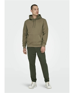 Толстовка с капюшоном CONNOR, зеленый Only & sons