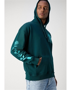 Толстовка с капюшоном LOOSE FIT ARTWORK HOODIE, хаки Scotch&soda