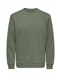 Толстовка NORMAL GESCHNITTEN RUNDHALSAUSSCHNITT , цвет Evergreen Only & sons