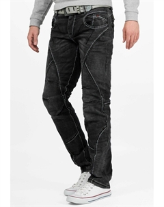 Джинсы прямого кроя, черный Cipo&baxx