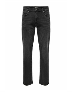 Джинсы прямого кроя ONS WEFT MITTLERE TAILLE NORMAL GESCHNITTEN, цвет Mottled Dark Grey Only & sons