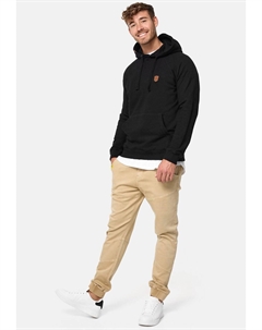 Толстовка с капюшоном, черный Indicode jeans