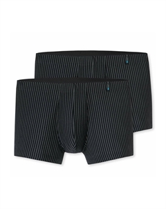 Брюки STREIFEN OHNE EINGRIFF WEBGUMMIBUND | 2ER PACK, цвет Mottled Black Schiesser