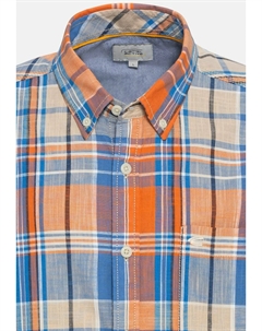 Рубашка KURZARM MIT KAROMUSTER, оранжевый Camel active
