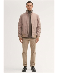 Куртка-бомбер MIT STEHKRAGEN, серо-коричневый Tom tailor