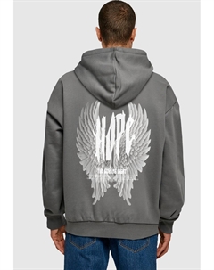 Толстовка с капюшоном HOPE WINGS, серый Merchcode