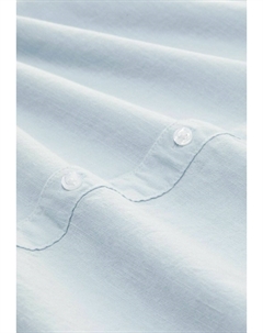 Рубашка DENIM, синий металлик Tom tailor