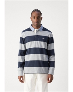 Топ с длинными рукавами STRIPE HEAVY RUGGER, серый Gant