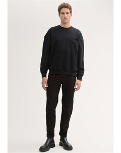 Брюки карго REGULAR  DENIM, черный Tom tailor
