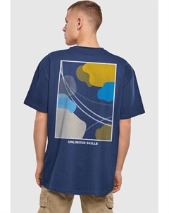 Футболка с принтом UNLIMITED SKILLS , синий Merchcode