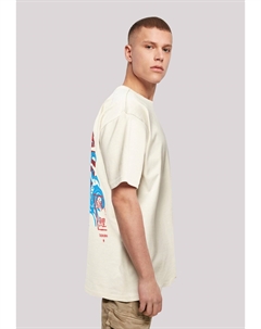 Футболка с принтом JAPAN KOI FISCH KARPFEN, песочный F4nt4stic