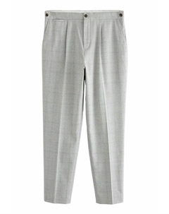 Чиносы BUTTON SIDE ADJUSTER SLIM FIT, серый Next