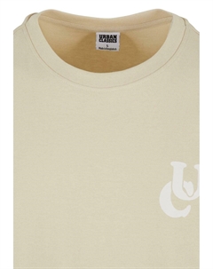 Футболка с принтом WEAVY LOGO HEAVY , песочный Urban classics