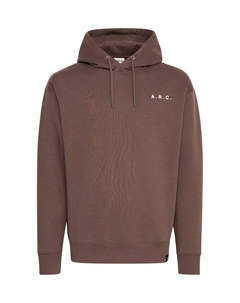 Толстовка с капюшоном HANNO, коричневый Solid