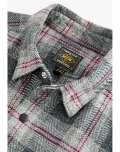 Рубашка LONG SLEEVE WESTERN CHECK REGULAR FIT, серый Next