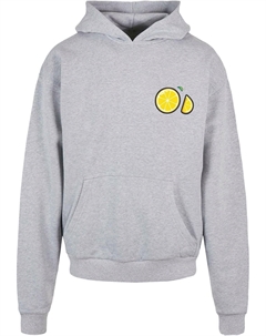 Толстовка с капюшоном LEMON PARTY , серый Merchcode