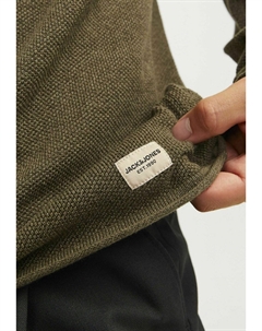 Джемпер JJEHILL, оливковый Jack & jones
