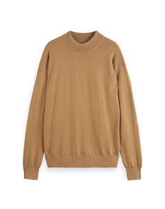 Джемпер CORE DROPPED SHOULDER MOCK NECK, песочный Scotch&soda
