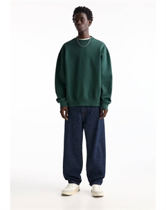 Толстовка ROUND NECK , темно-зеленый Pull & bear