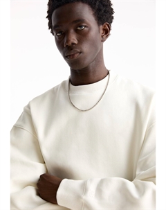 Толстовка ROUND NECK , белый Pull & bear