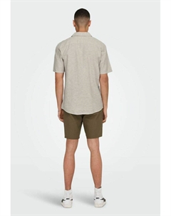 Рубашка KURZARM EINFARBIGES, бежевый Only & sons