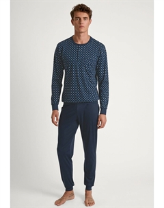 Пижамный комплект CHOICE BÜNDCHEN SET, темно-синий Calida