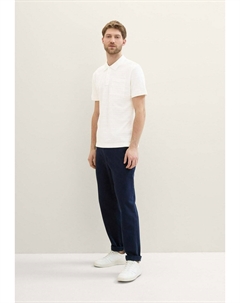 Рубашка поло MIT STRUKTUR, кремовый Tom tailor